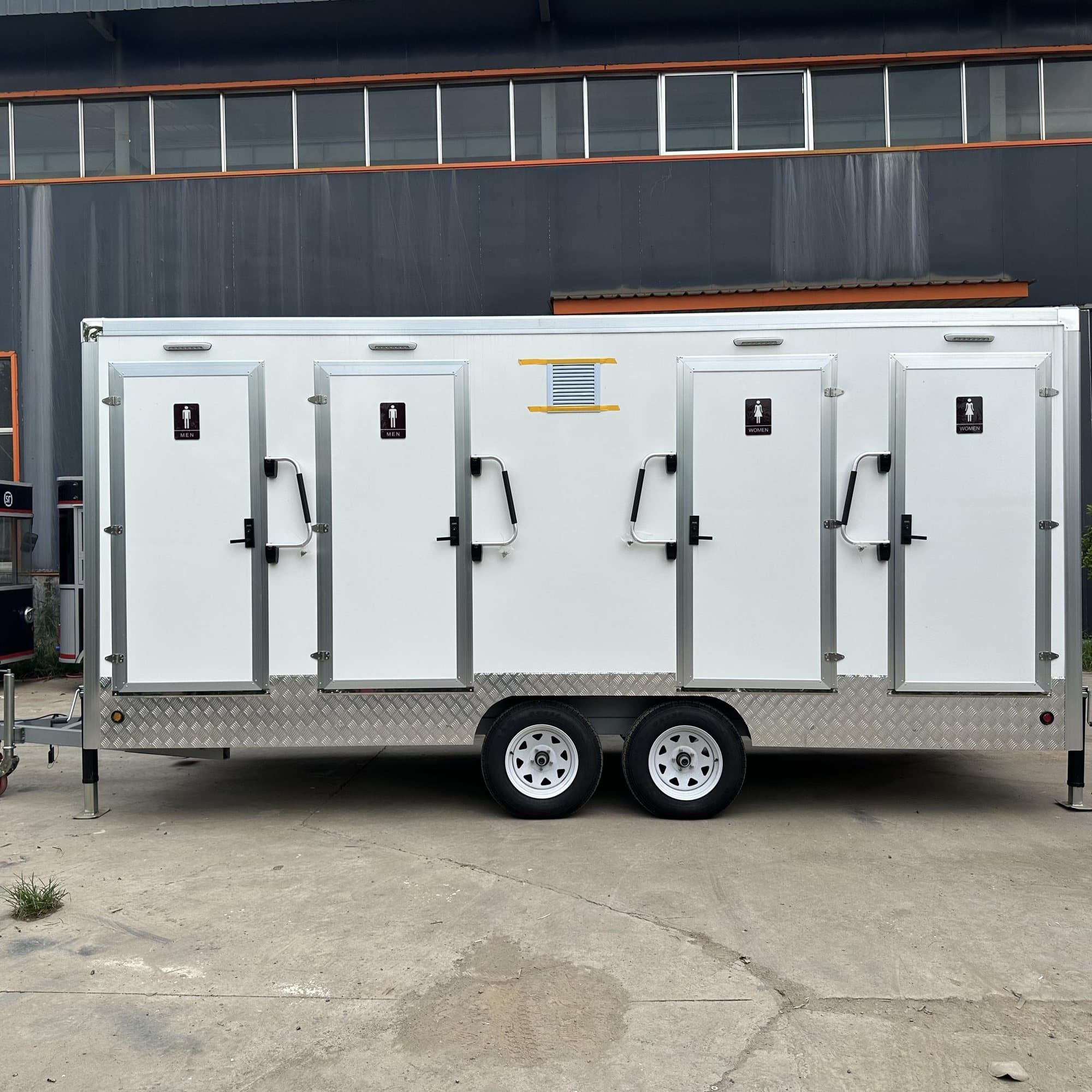 4-Door Mobile Toilet Trailer — Dori Trailers product photo 1 of 5