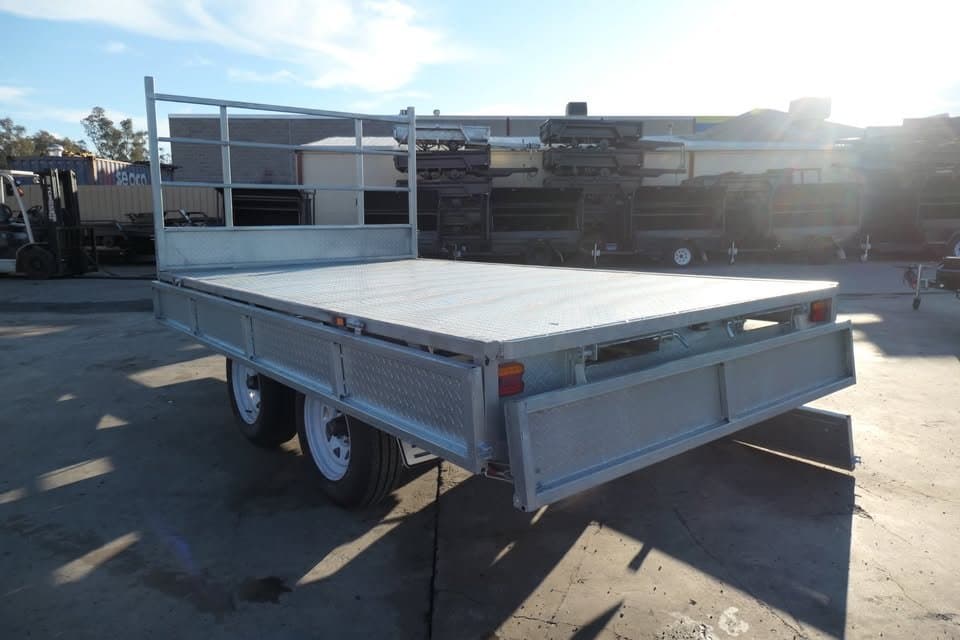 Galvanised Flat Top Trailer (Model 99671) — Dori Trailers product photo