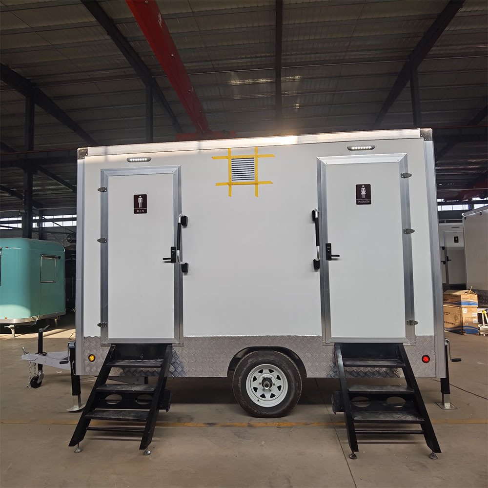 2-Door Mobile Toilet Trailer